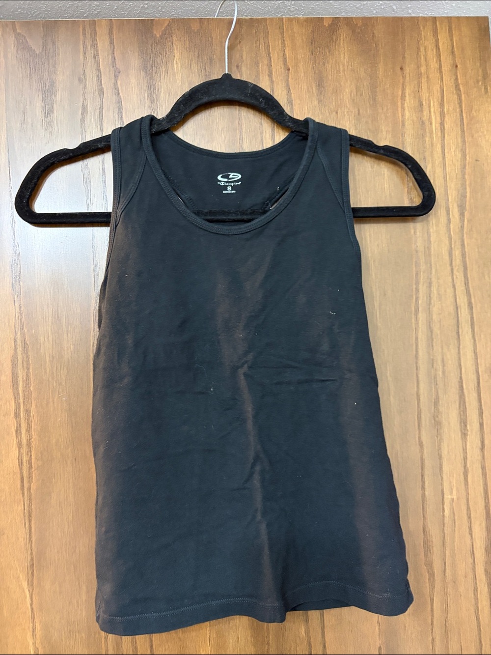 Champion Black Tank Top with Built in Bra